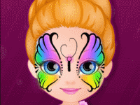 Маленькая Барби: Раскраска Лица (фэйс-арт)