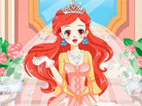 Свадьба принцессы Ариэль в аниме стиле
