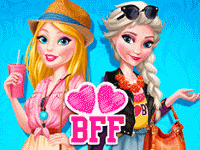 Барби и Эльза - лучшие подруги